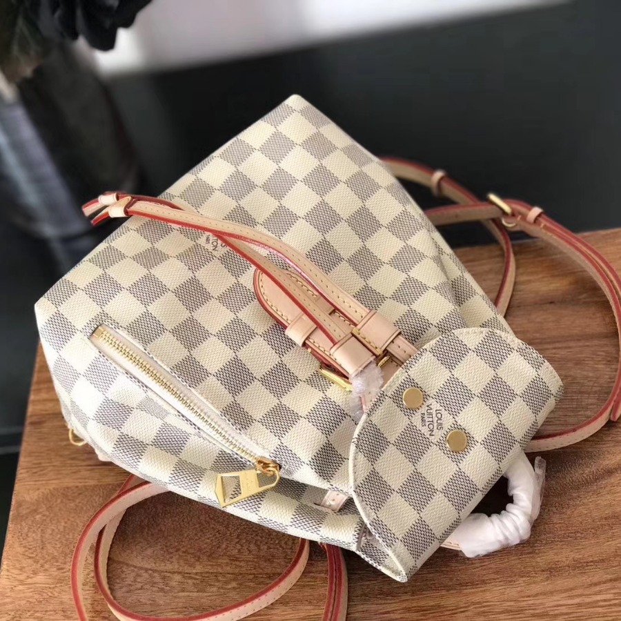 N44026, LOUIS VUITTON LV, SPERONE BB Damier Azur canvas Backpacks