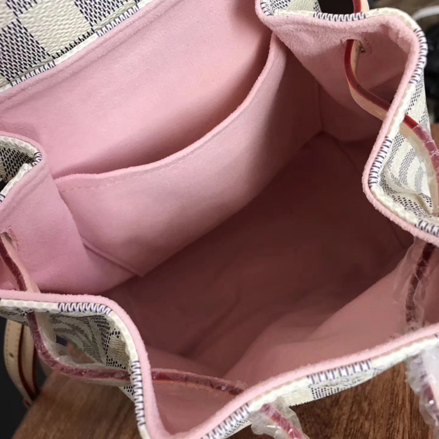 N44026, LOUIS VUITTON LV, SPERONE BB Damier Azur canvas Backpacks