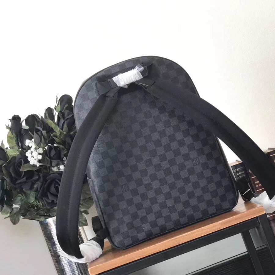 N41473, LOUIS VUITTON LV, Josh backpack Damier coated canvas in Graphite