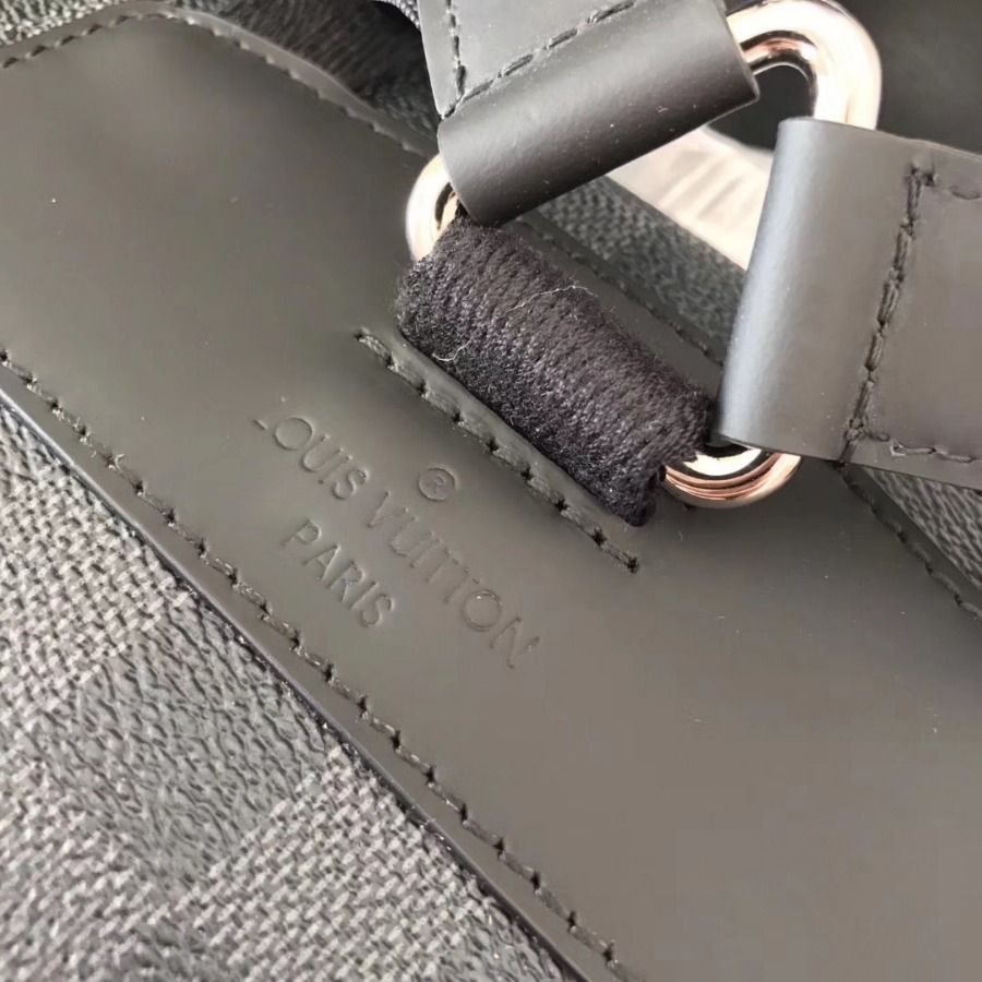 N41473, LOUIS VUITTON LV, Josh backpack Damier coated canvas in Graphite