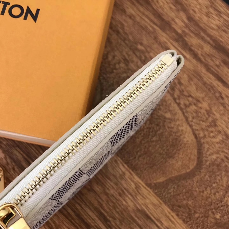 N62659, LOUIS VUITTON LV, KEY POUCH Damier Azur Canvas