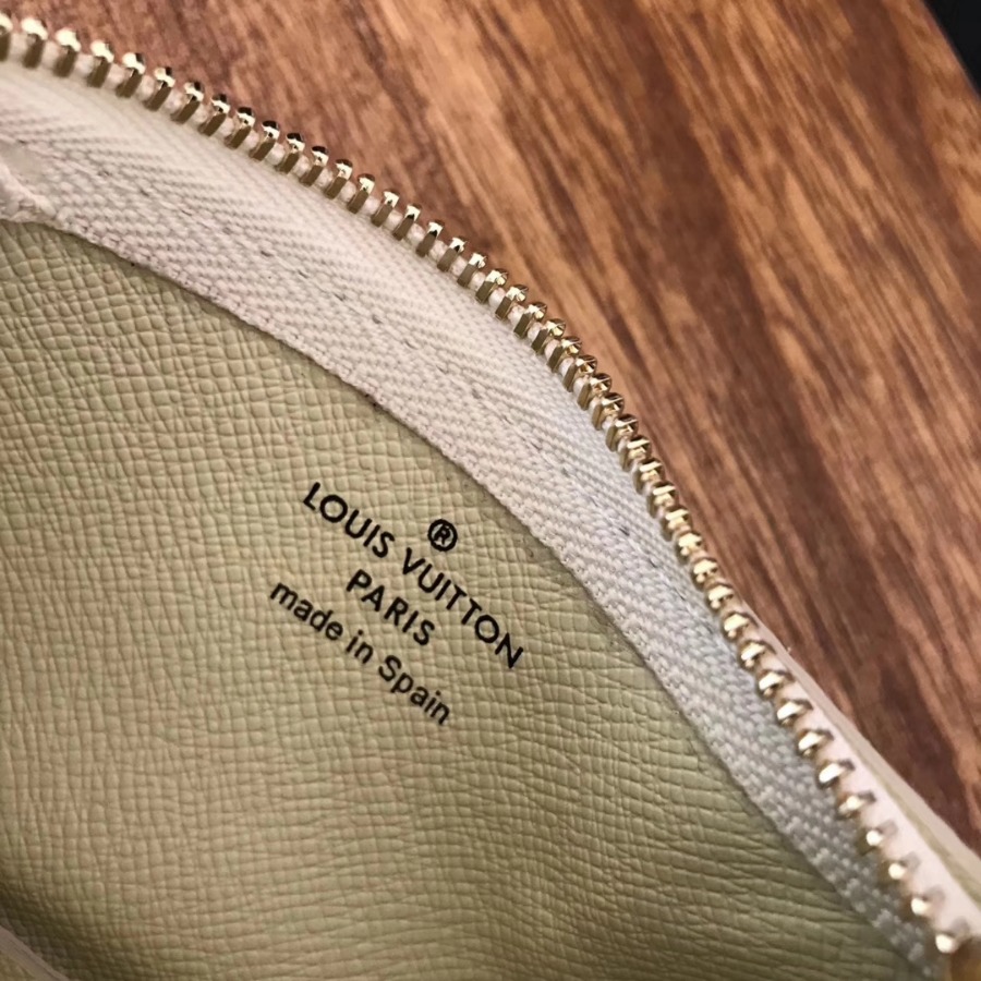 N62659, LOUIS VUITTON LV, KEY POUCH Damier Azur Canvas