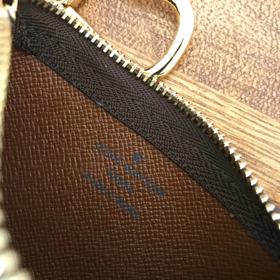 M62650, LOUIS VUITTON LV, KEY POUCH Monogram Canvas