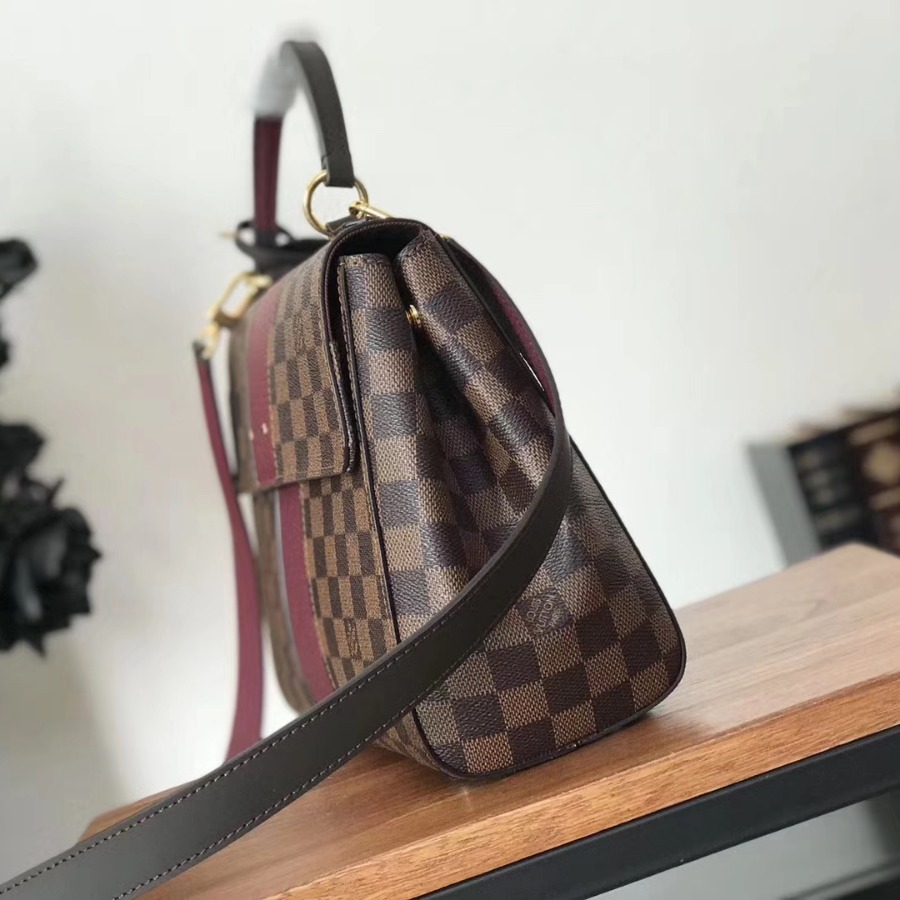 N64416, LOUIS VUITTON LV, Bond Street Mahina Leather Handbag
