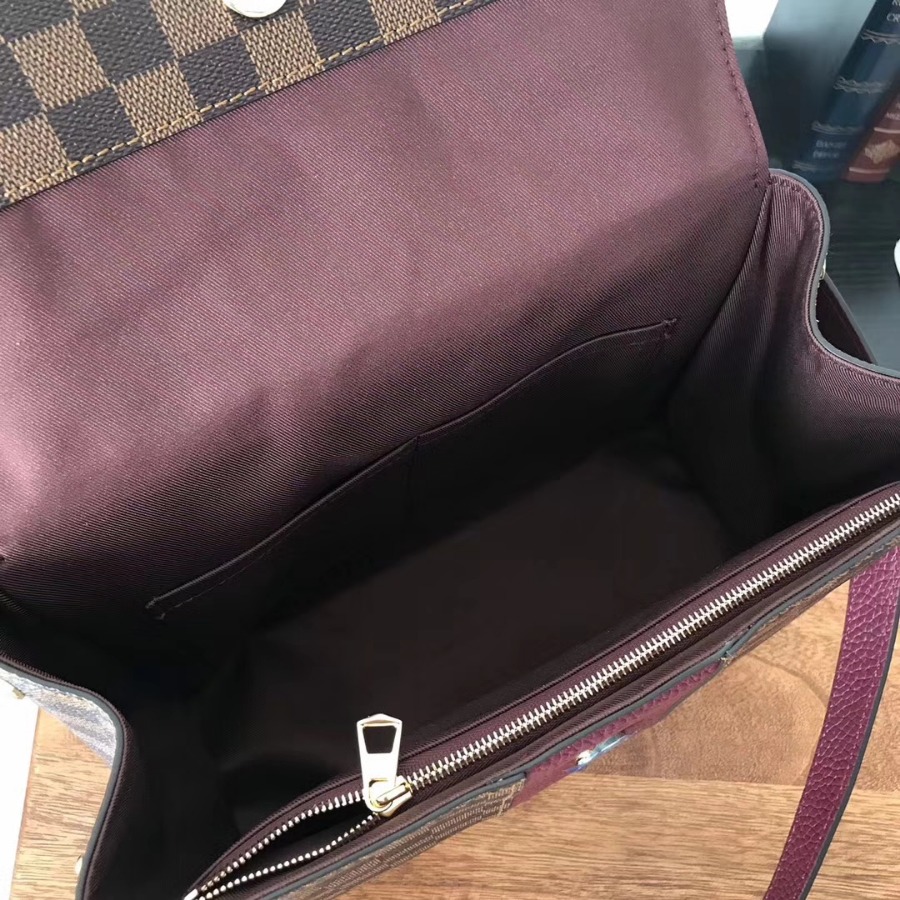 N64416, LOUIS VUITTON LV, Bond Street Mahina Leather Handbag