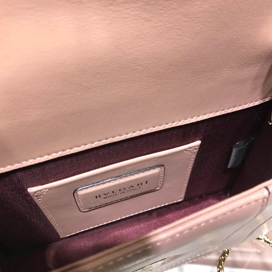 BVLGARI HANDBAG, FLAP COVER, SERPENTI FOREVER SHOULDER BAG CALF LEATHER, 34560