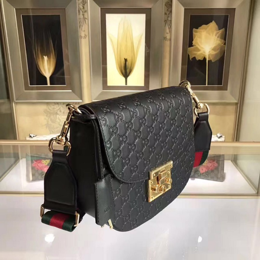 Gucci Padlock Gucci Signature leather shoulder bag, 453189 