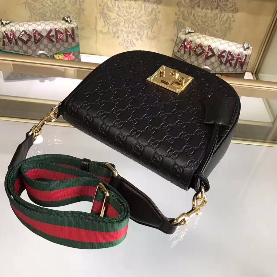 Gucci Padlock Gucci Signature leather shoulder bag, 453189 