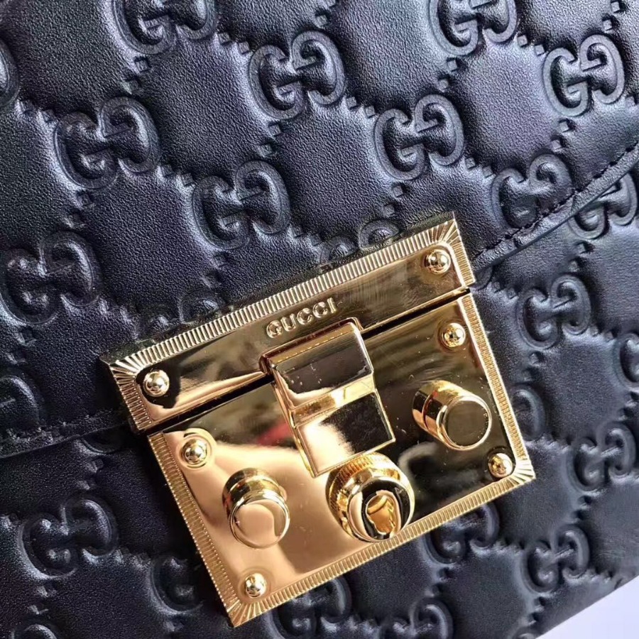 Gucci Padlock Gucci Signature leather shoulder bag, 453189 