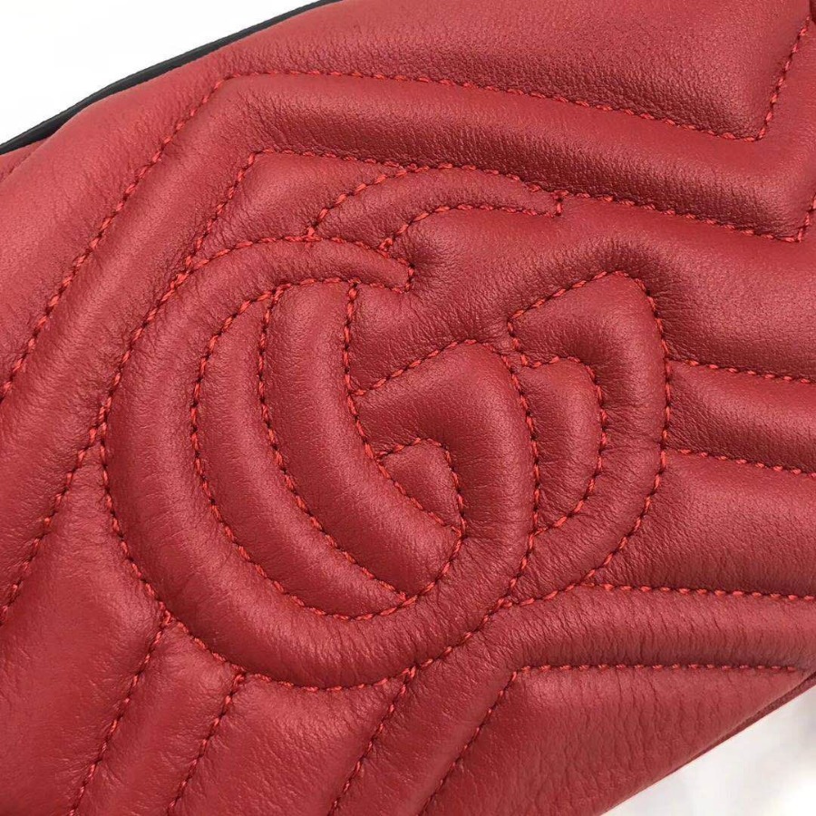 Gucci GG Marmont cosmetic case, Womens Cosmetic Bags, 476165 