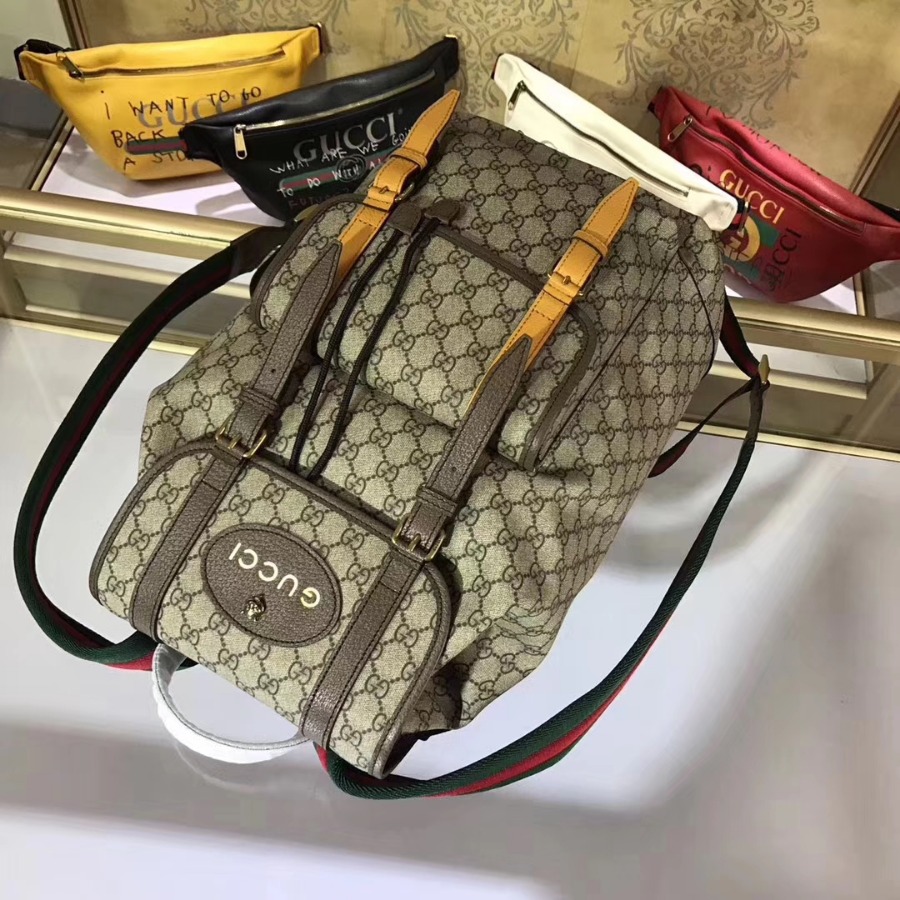 Gucci Soft GG Supreme backpack, 473869