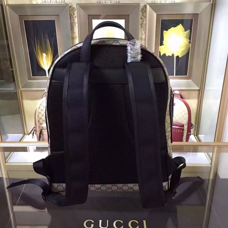 Gucci GG Supreme backpack with Web, 443805 