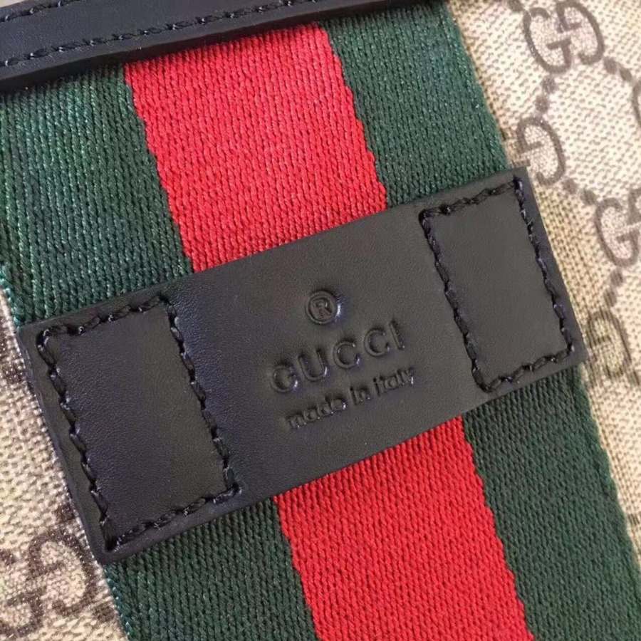 Gucci GG Supreme backpack with Web, 443805 