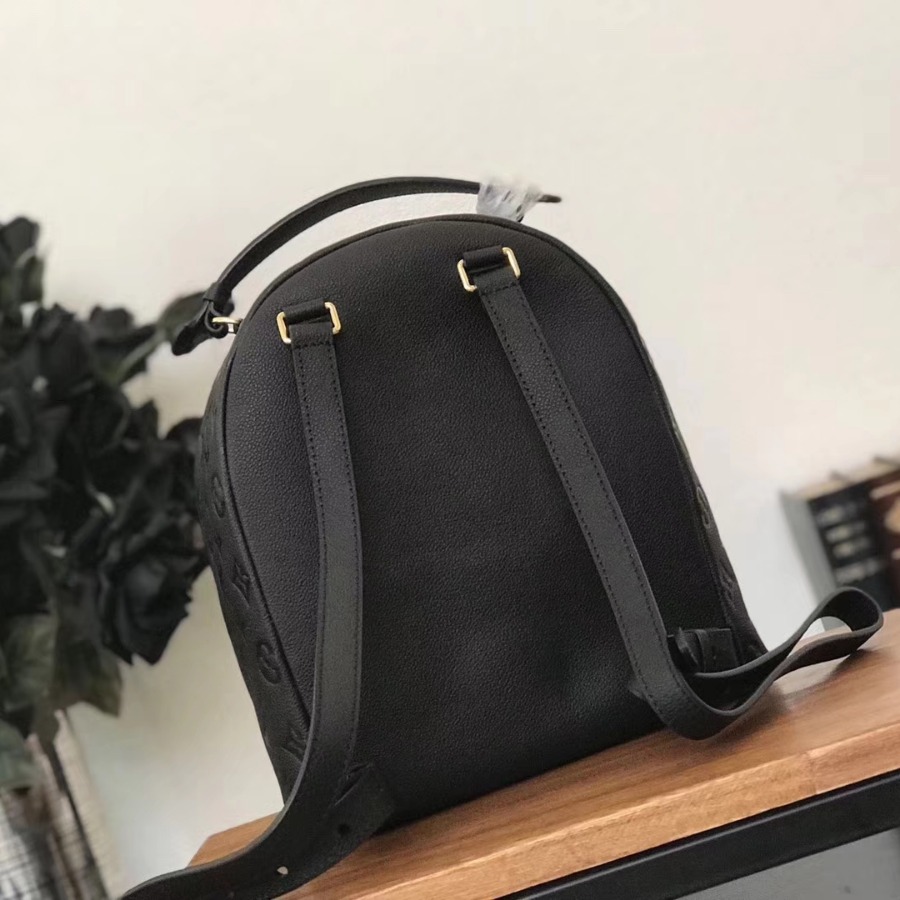 M44016, LOUIS VUITTON LV, SORBONNE BACKPACK Monogram Empreinte leather