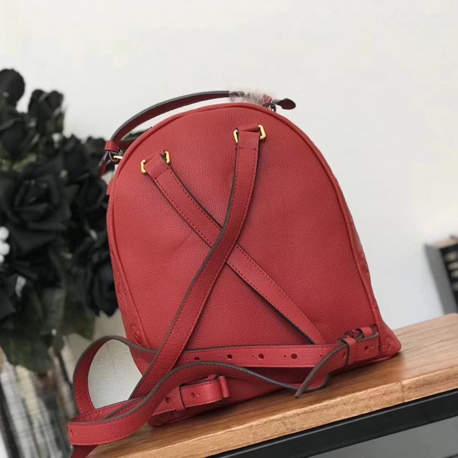 M44015, LOUIS VUITTON LV, SORBONNE BACKPACK Monogram Empreinte leather
