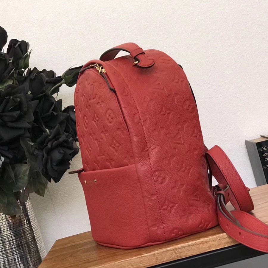 M44015, LOUIS VUITTON LV, SORBONNE BACKPACK Monogram Empreinte leather