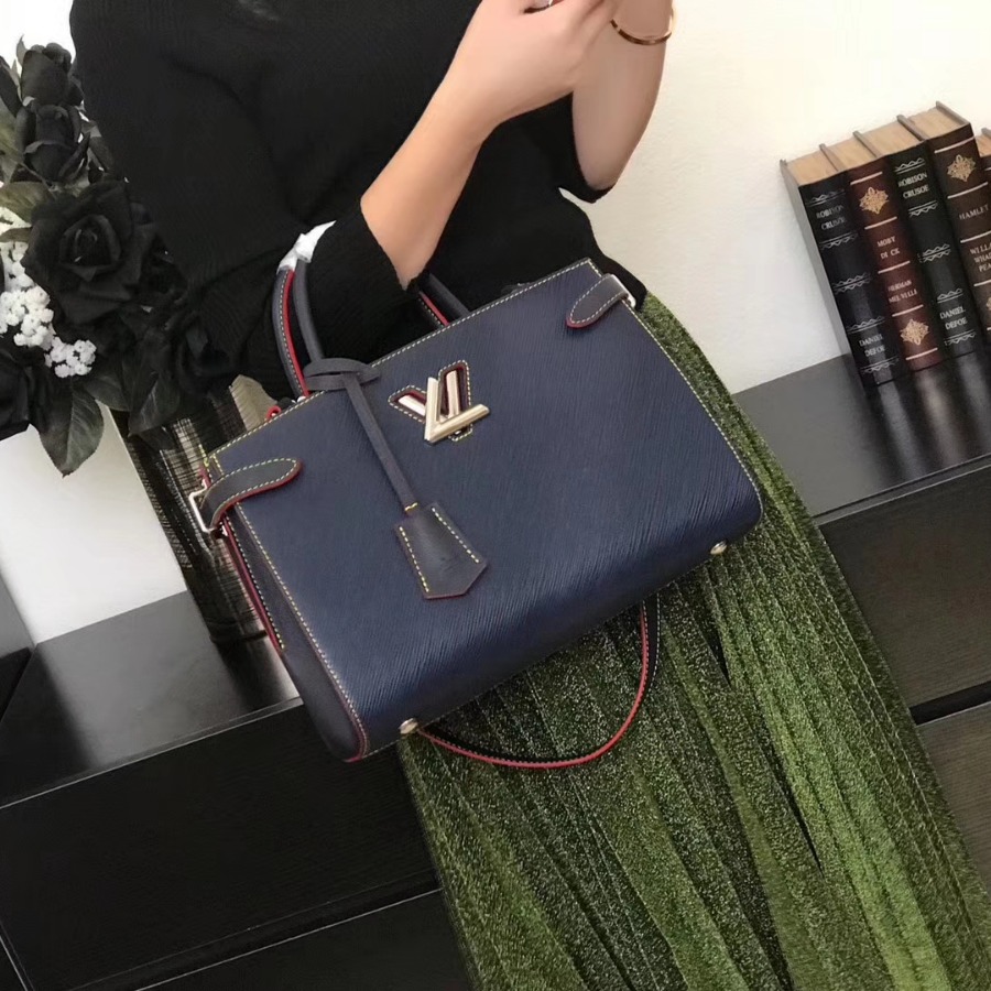M54980, LOUIS VUITTON LV, TWIST TOTE EPI HANDBAG
