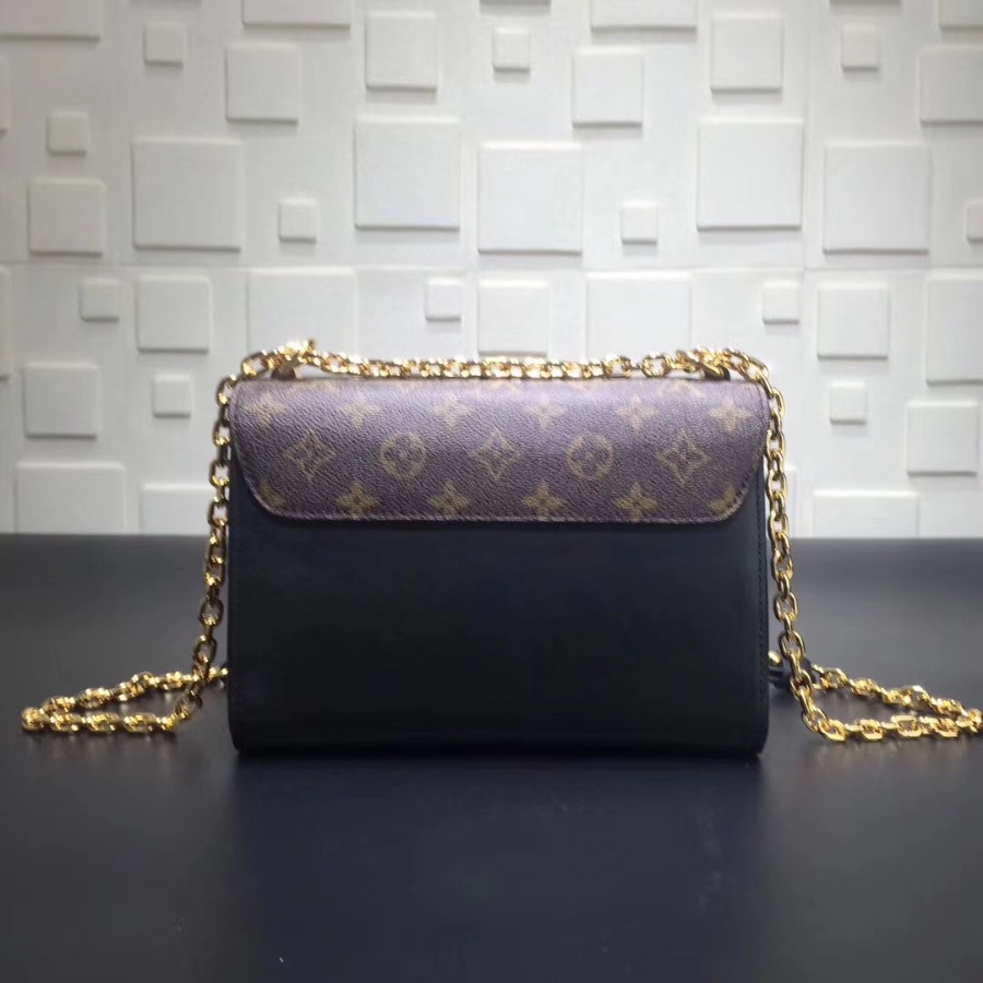 M44214, LOUIS VUITTON LV, Twist MM Monogram Reverse Canvas - Handbags