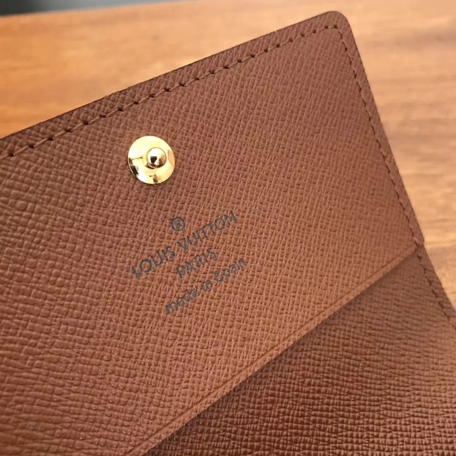 M63801, Louis Vuitton LV, ENVELOPPE CARTE DE VISITE, Monogram Canvas