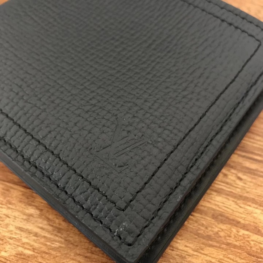 M64135, Louis Vuitton LV, COMPACT WALLET, Dark Blue