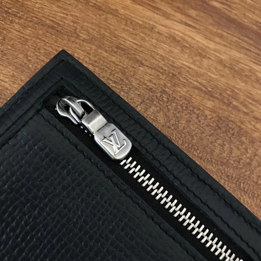 M64135, Louis Vuitton LV, COMPACT WALLET, Dark Blue