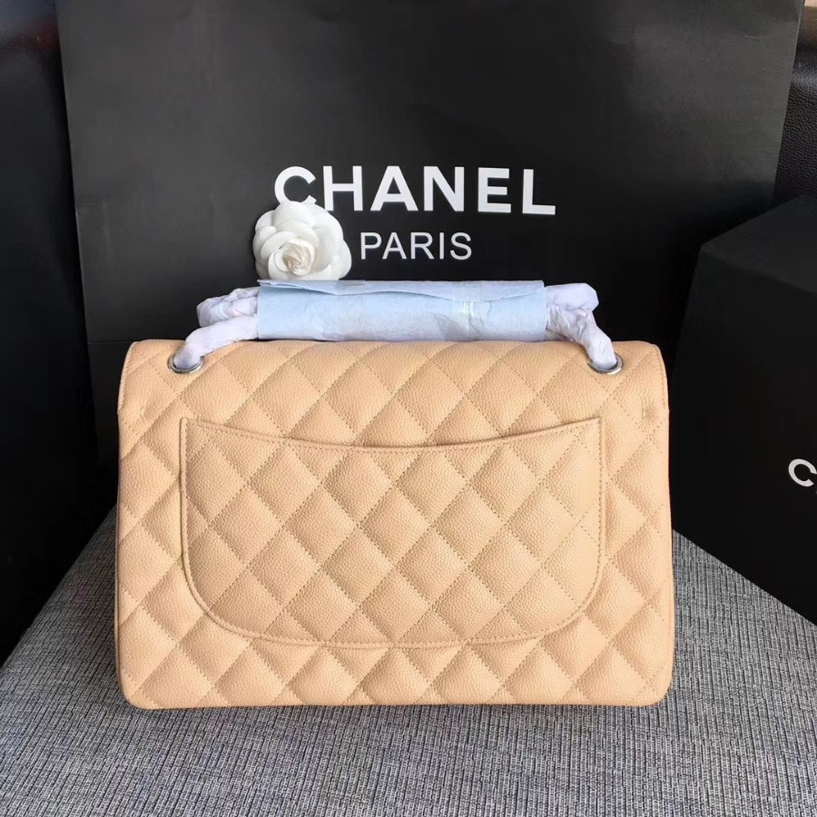 Chanel Handbag, Classic handbag, Grained Calfskin, A01113 30CM