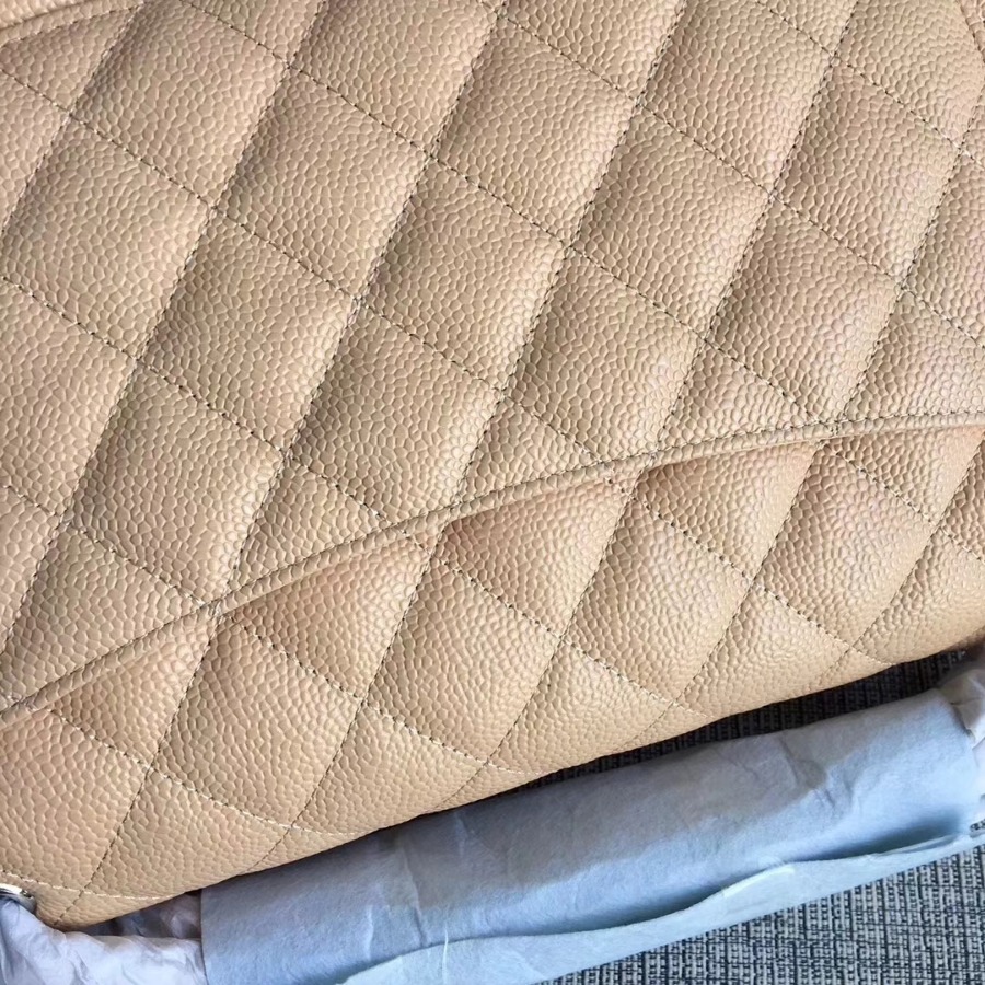 Chanel Handbag, Classic handbag, Grained Calfskin, A01113 30CM
