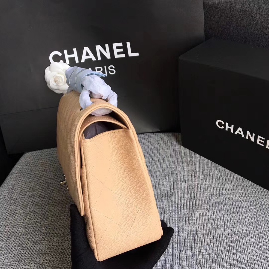 Chanel Handbag, Classic handbag, Grained Calfskin, A01113 30CM