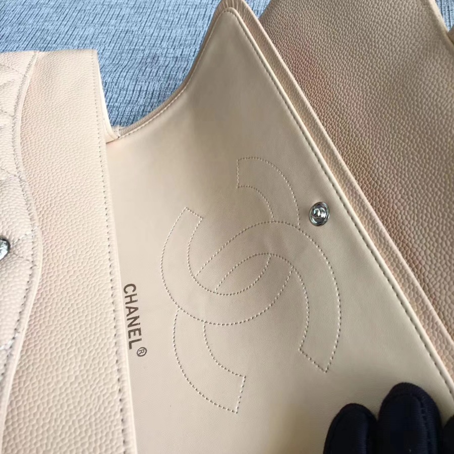 Chanel Handbag, Classic handbag, Grained Calfskin, A01113 30CM