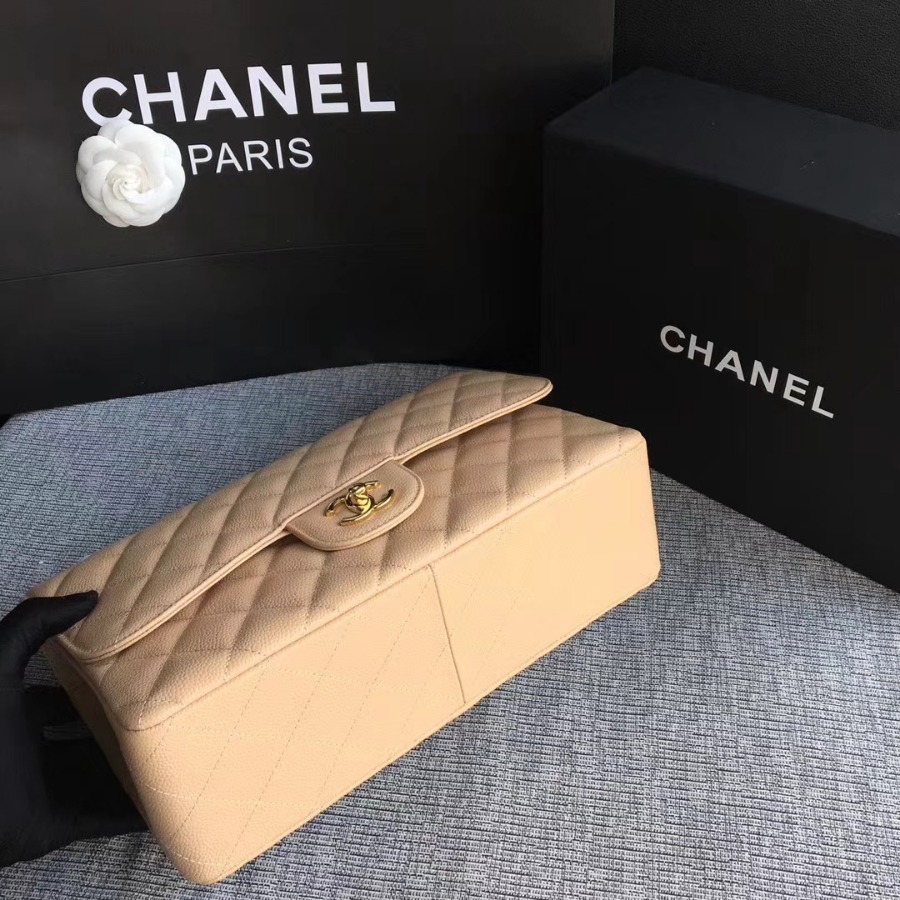 Chanel Handbag, Classic handbag, Grained Calfskin, A01113 30CM