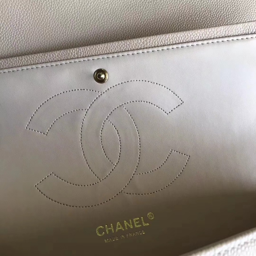 Chanel Handbag, Classic handbag, Grained Calfskin, A01113 30CM