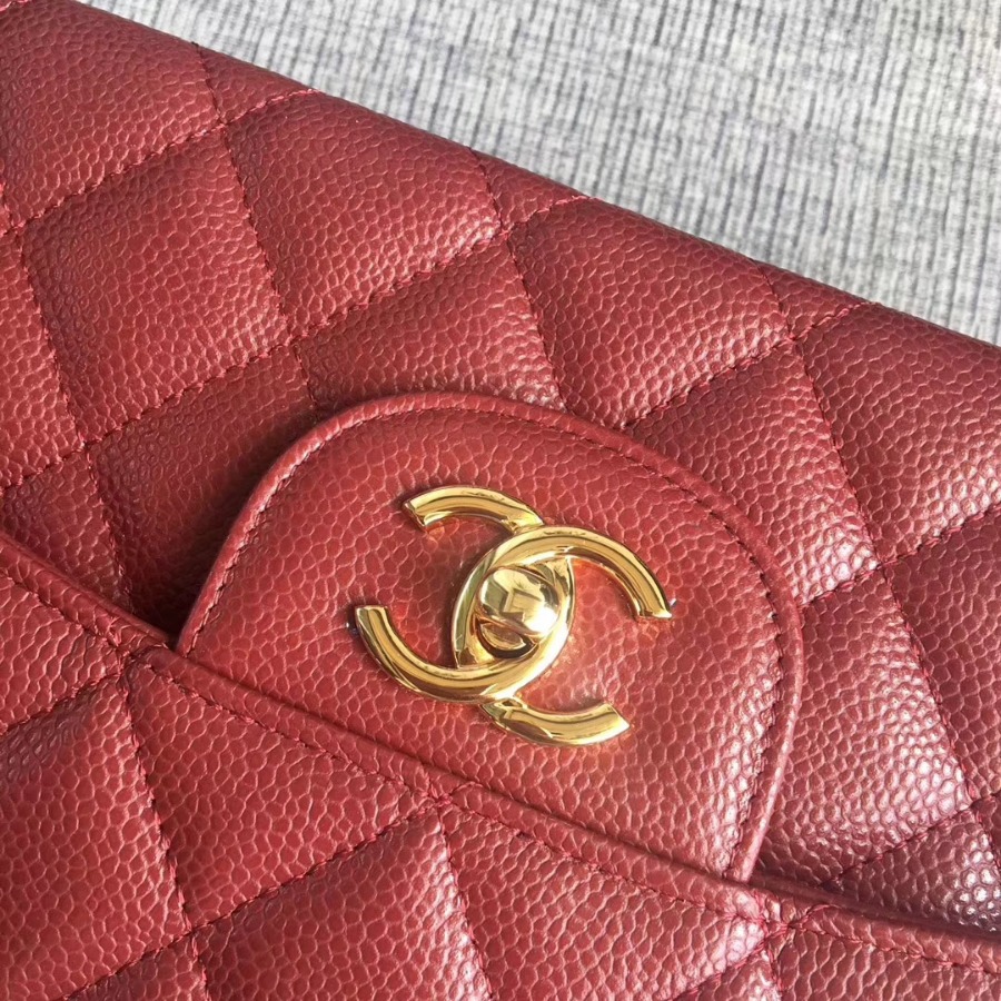 Chanel Handbag, Classic handbag, Grained Calfskin, A01113 30CM