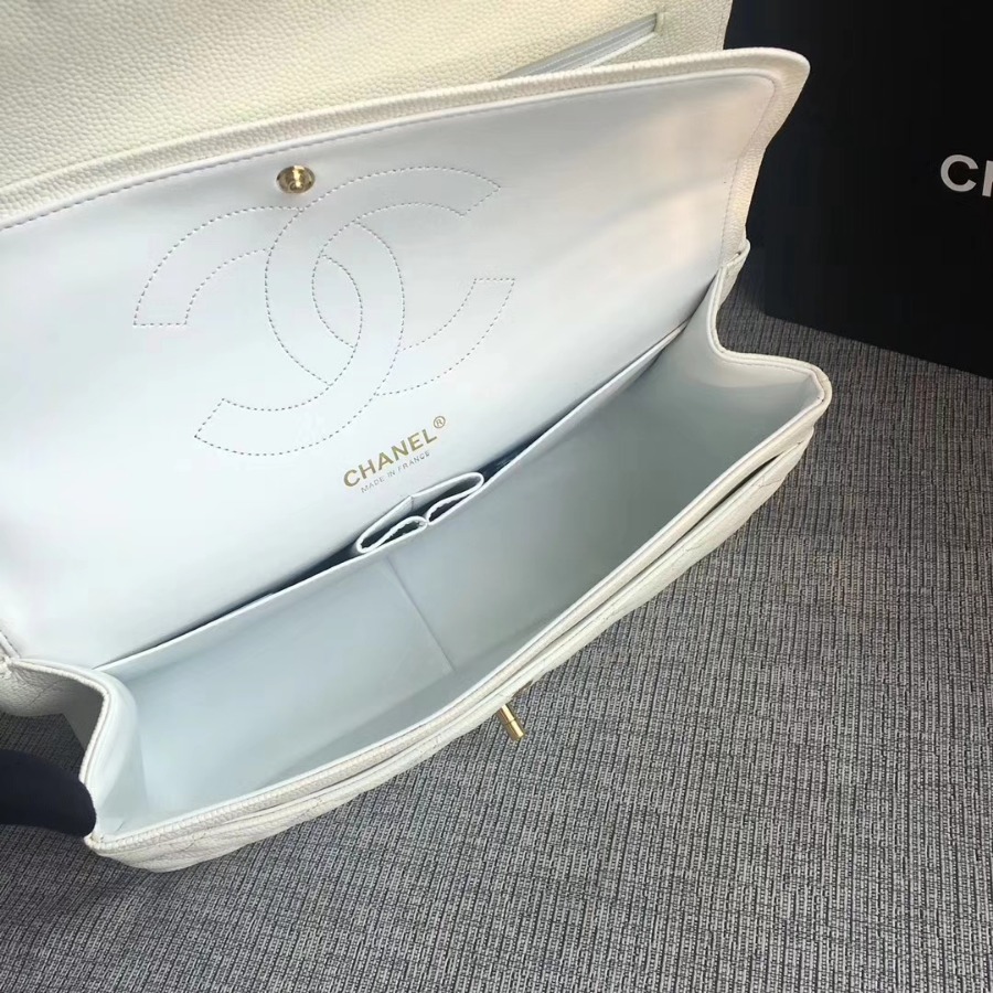 Chanel Handbag, Classic handbag, Grained Calfskin, A01113 30CM