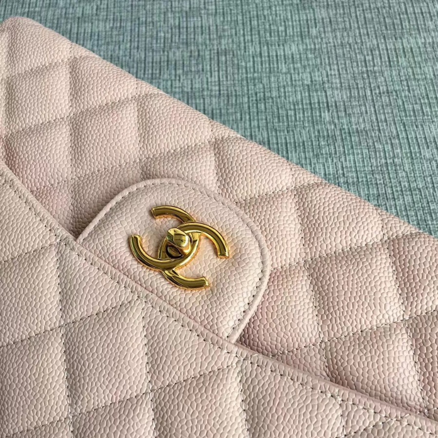 Chanel Handbag, Classic handbag, Grained Calfskin, A01113 30CM