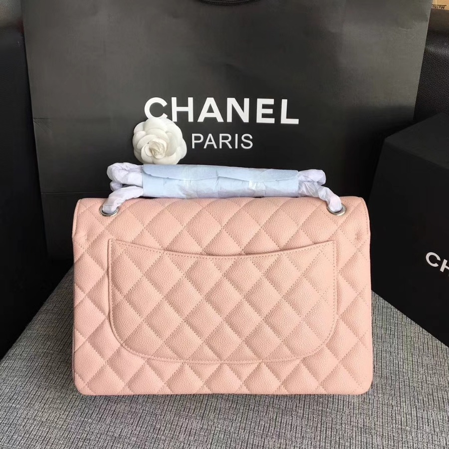 Chanel Handbag, Classic handbag, Grained Calfskin, A01113 30CM