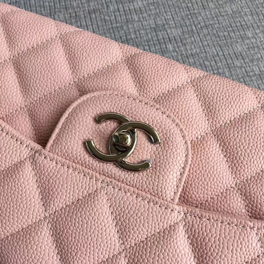 Chanel Handbag, Classic handbag, Grained Calfskin, A01113 30CM