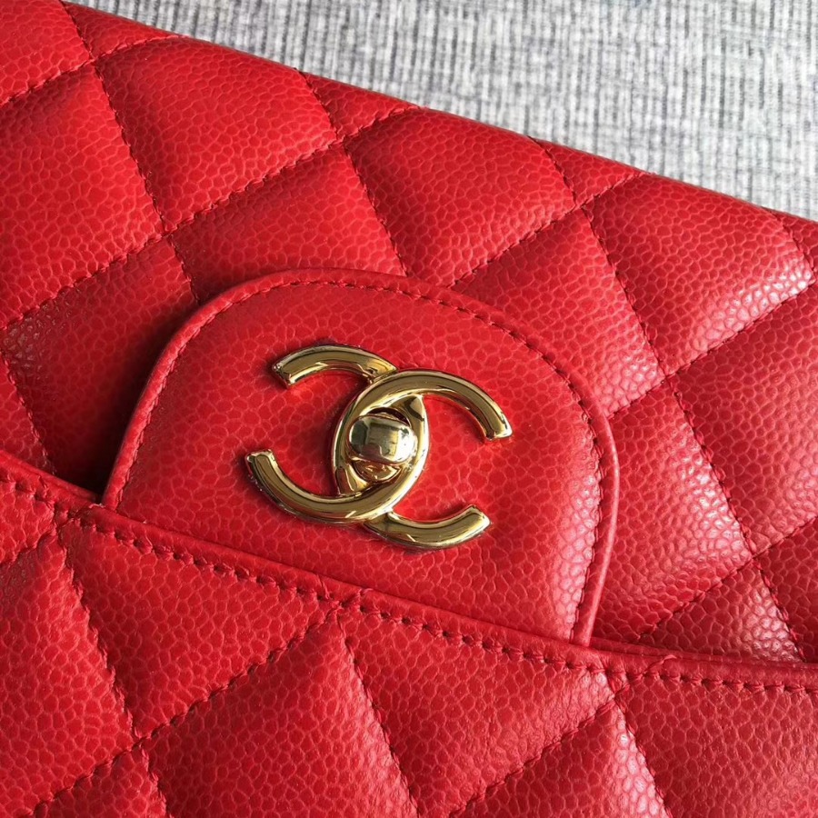 Chanel Handbag, Classic handbag, Grained Calfskin, A01113 30CM