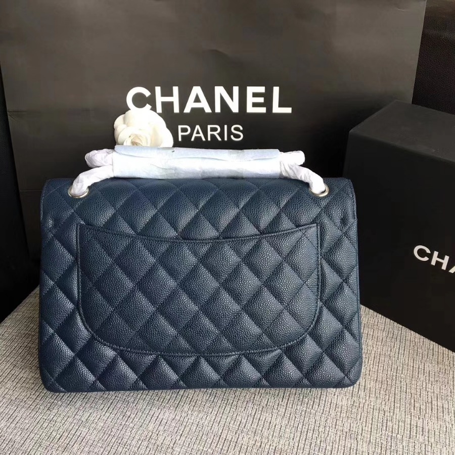 Chanel Handbag, Classic handbag, Grained Calfskin, A01113 30CM