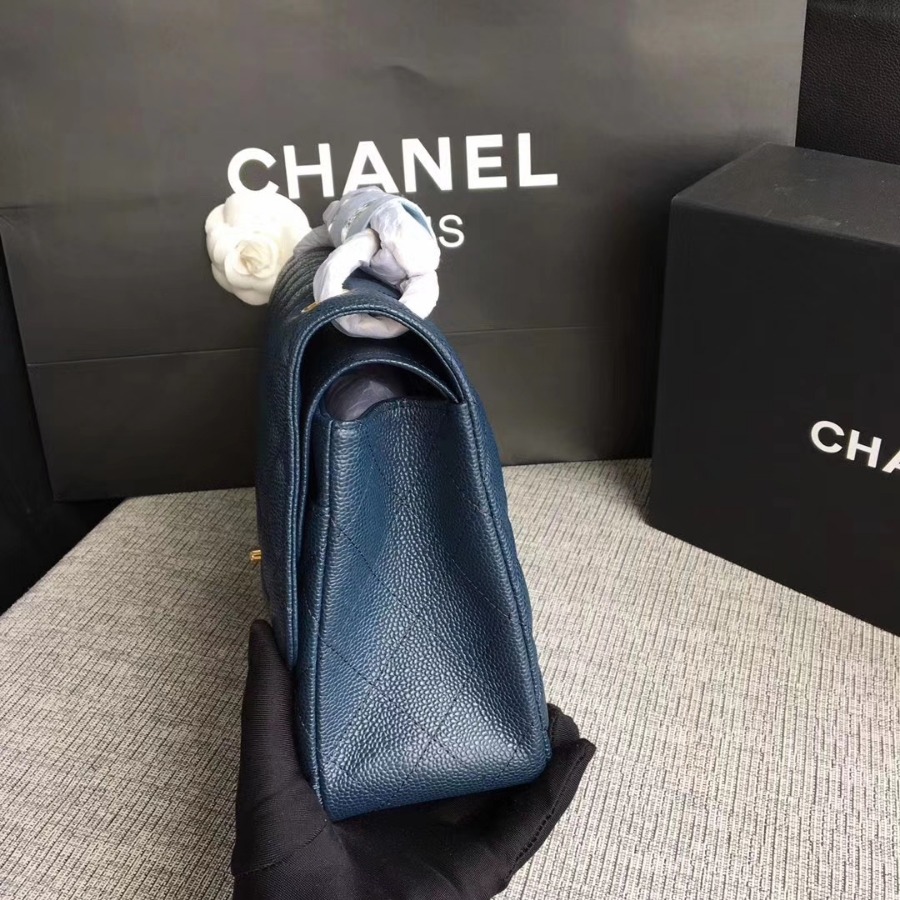 Chanel Handbag, Classic handbag, Grained Calfskin, A01113 30CM