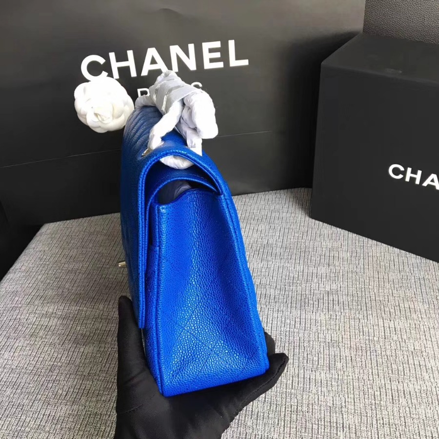 Chanel Handbag, Classic handbag, Grained Calfskin, A01113 30CM