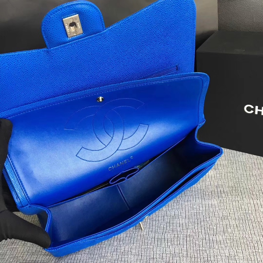 Chanel Handbag, Classic handbag, Grained Calfskin, A01113 30CM