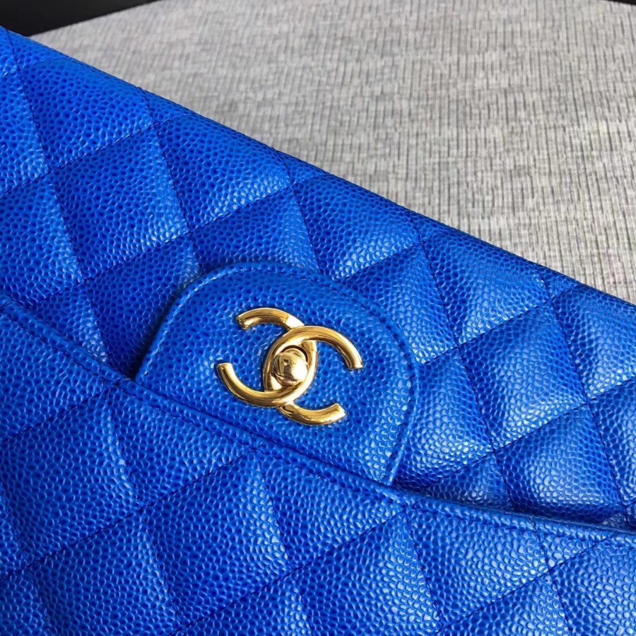 Chanel Handbag, Classic handbag, Grained Calfskin, A01113 30CM