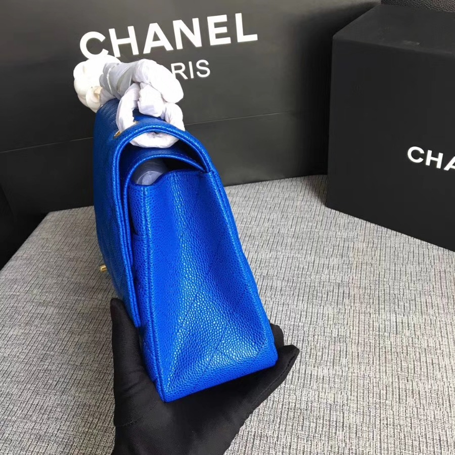 Chanel Handbag, Classic handbag, Grained Calfskin, A01113 30CM