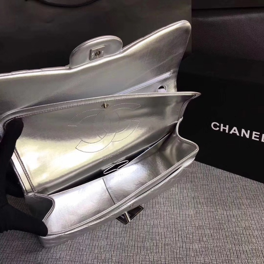 Chanel Handbag, Classic handbag, LAMBSKIN, A01113 30CM