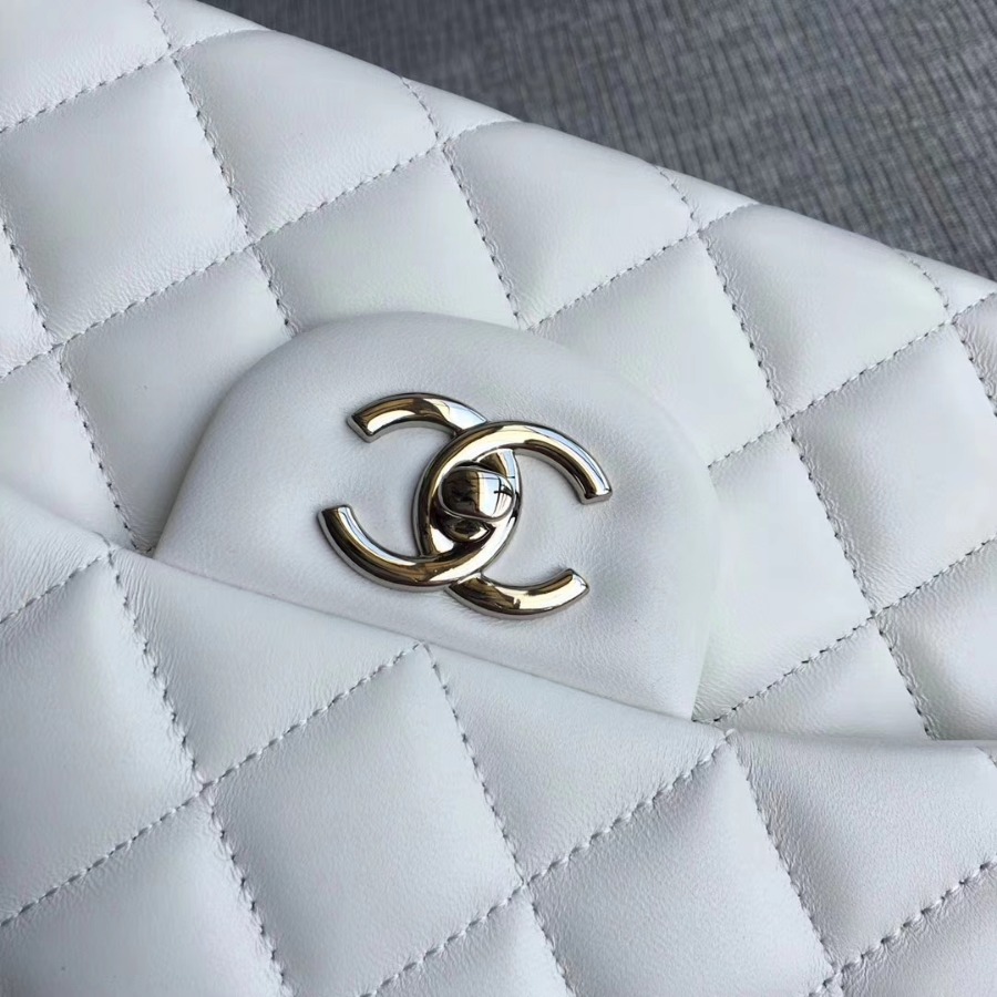 Chanel Handbag, Classic handbag, LAMBSKIN, A01113 30CM