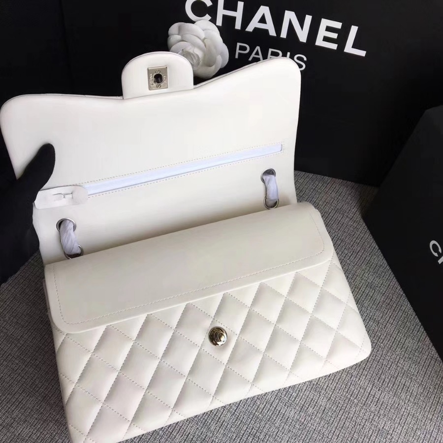Chanel Handbag, Classic handbag, LAMBSKIN, A01113 30CM