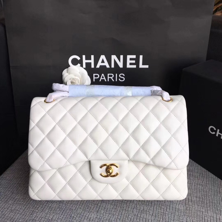 Chanel Handbag, Classic handbag, LAMBSKIN, A01113 30CM