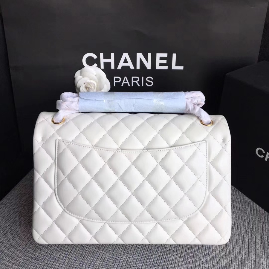 Chanel Handbag, Classic handbag, LAMBSKIN, A01113 30CM