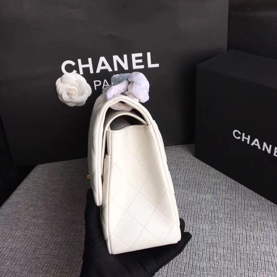 Chanel Handbag, Classic handbag, LAMBSKIN, A01113 30CM