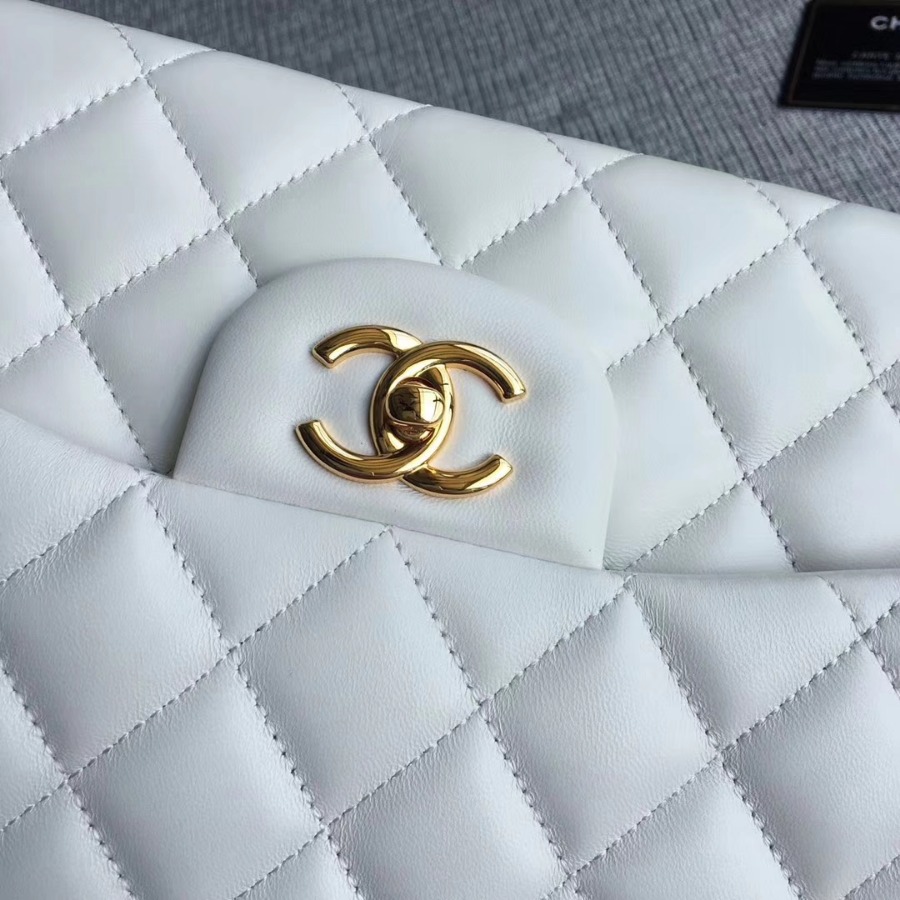Chanel Handbag, Classic handbag, LAMBSKIN, A01113 30CM